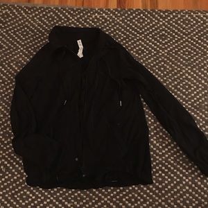 Lululemon black zip up jacket
